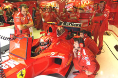 Shummy before qualifying