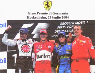 Greetings from the Scuderia Ferrari