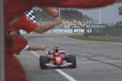 Shummy first at chequered flag