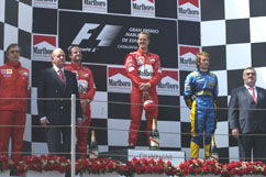 King Juan Carlos and the winners