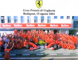 Greetings from the Scuderia Ferrari