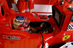 Rubens beim Training