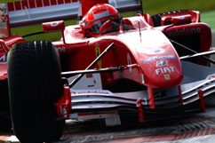 Michael vor dem Rennen