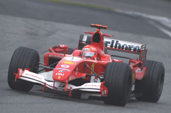 Michael w&auml;hrend des Rennens