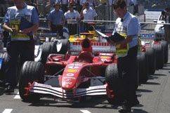 Michael's F2005 at Parc Fermé