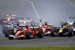 1st corner after the start