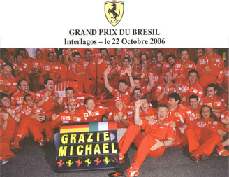 Greetings from the Scuderia Ferrari