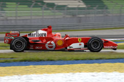 Michael during practice