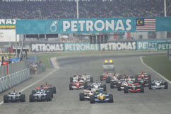 Start of Malaysia GP