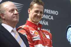 Michael (2nd place) with king Juan Carlos