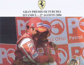 Greetings from the Scuderia Ferrari