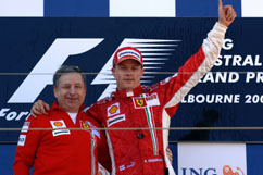 Kimi the winner with J. Todt