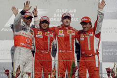 Felipe the winner - Kimi became 3rd