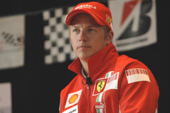 Kimi during interview