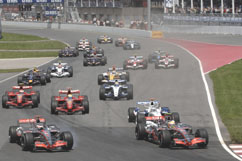 The Start of a chaotic race