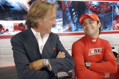 FIAT president di Montezemolo w. Felipe