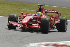 Felipe during practice