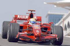 Felipe on hard tyres