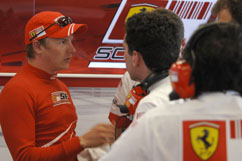 Kimi discusses practice results