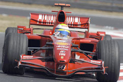 Felipe during practice