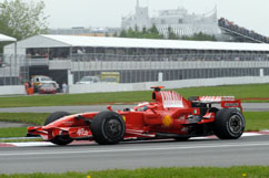 Kimi beim Training