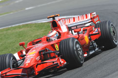 Kimi beim Training