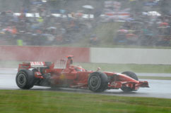 Kimi wird im Regen 4.