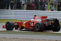 Felipe during race