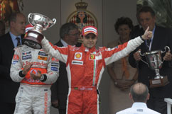 Felipe auf 3. Platz in der Fürstenloge