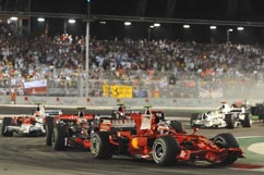 Kimi nach dem Start