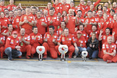 die erfolgreiche Scuderia Ferrari