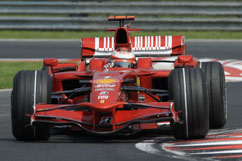 Kimi beim Training