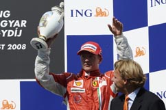 Kimi auf dem Podium - 3. Platz