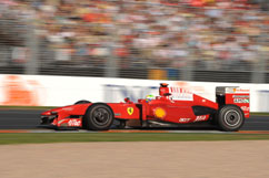 Felipe during the race