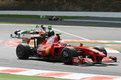 Kimi on his way to victory