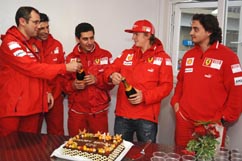 Kimi celebrates his 30th birthday