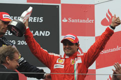 Felipe made 3rd place for Ferrari