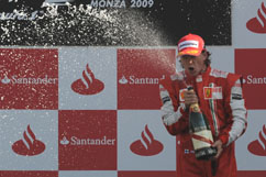 Kimi as 3rd on the podium