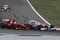 Felipe being outbraked, finished 6th