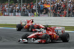 Fernando overtook Felipe
