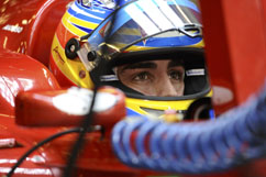 Fernando in seinem Cockpit