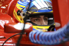 Fernando in his cockpit