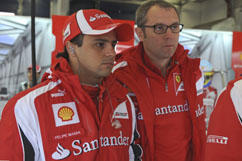 Felipe mit Stefano Domenicali