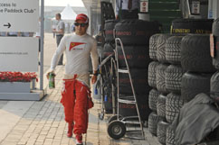 Felipe im Fahrerlager