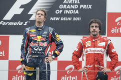 Fernando on the podium - 3rd place