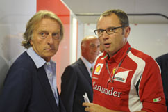 di Montezemolo mit Stefano Domenicali