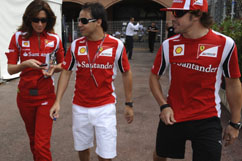 Felipe and Fernando with their press officer