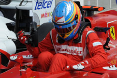 Fernando after the race