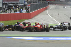 Felipe during the start