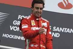 Fernando as winner with 1st place